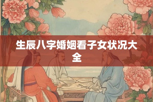 生辰八字婚姻看子女状况大全