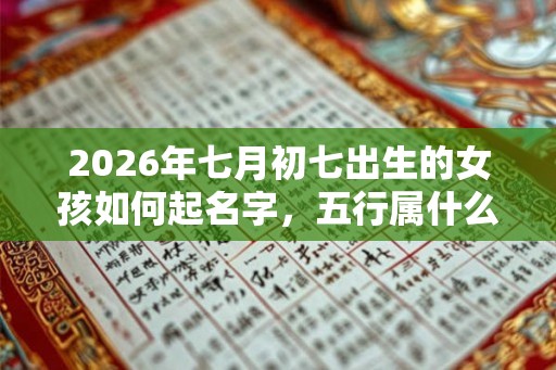 2026年七月初七出生的女孩如何起名字，五行属什么