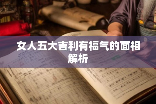 女人五大吉利有福气的面相解析 女人五大吉利有福气的面相解析