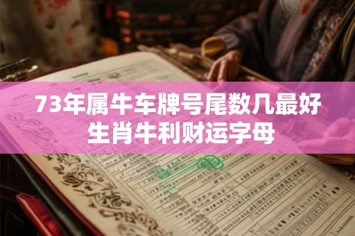 73年属牛车牌号尾数几最好 生肖牛利财运字母