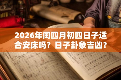 2026年闰四月初四日子适合安床吗？日子卦象吉凶？