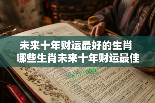 未来十年财运最好的生肖 哪些生肖未来十年财运最佳