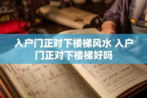 入户门正对下楼梯风水 入户门正对下楼梯好吗