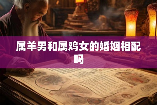 属羊男和属鸡女的婚姻相配吗