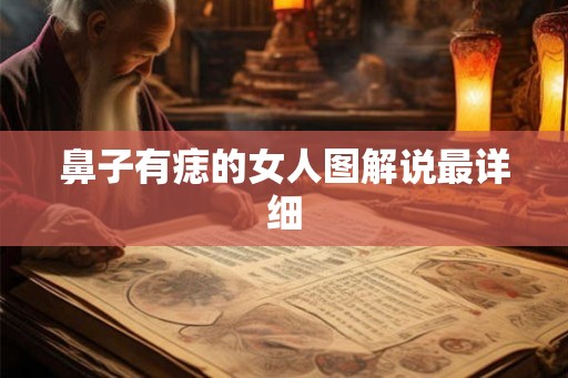 鼻子有痣的女人图解说最详细