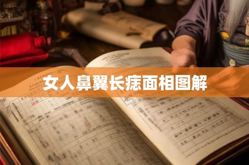女人鼻翼长痣面相图解
