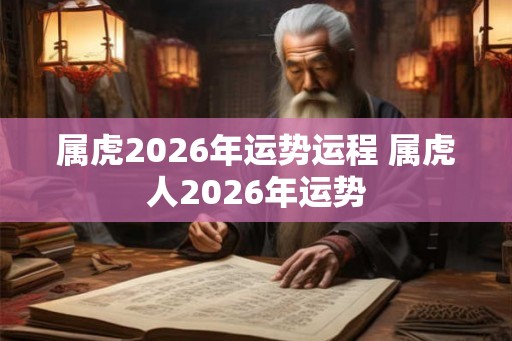 属虎2026年运势运程 属虎人2026年运势