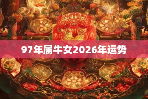 97年属牛女2026年运势