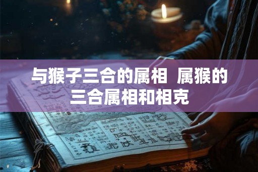 与猴子三合的属相  属猴的三合属相和相克