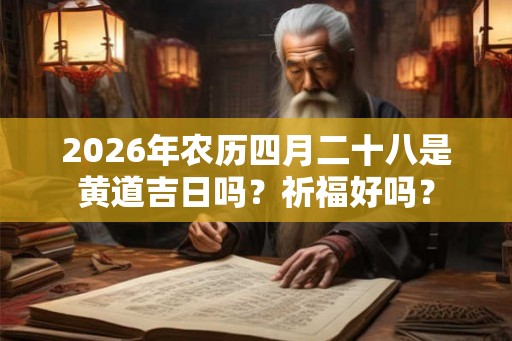 2026年农历四月二十八是黄道吉日吗？祈福好吗？