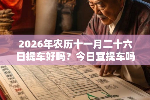 2026年农历十一月二十六日提车好吗?今日宜提车吗 2026年农历十一月二十六日提车好吗?今日宜提车吗
