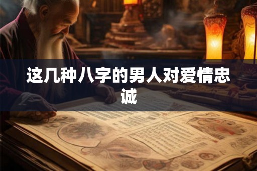 这几种八字的男人对爱情忠诚 这几种八字的男人对爱情忠诚
