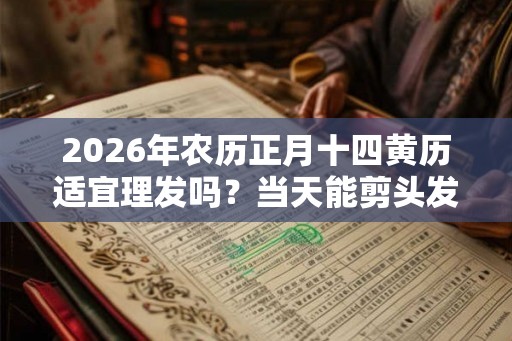 2026年农历正月十四黄历适宜理发吗？当天能剪头发吗