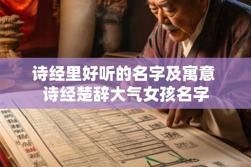 诗经里好听的名字及寓意 诗经楚辞大气女孩名字