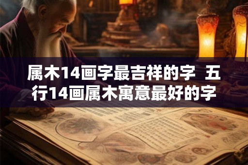 属木14画字最吉祥的字  五行14画属木寓意最好的字