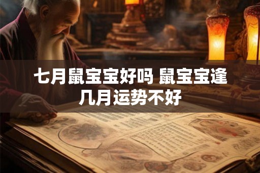 七月鼠宝宝好吗 鼠宝宝逢几月运势不好