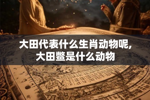 大田代表什么生肖动物呢,大田鳖是什么动物