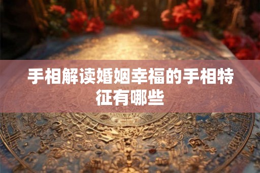 手相解读婚姻幸福的手相特征有哪些 手相解读婚姻幸福的手相特征有哪些