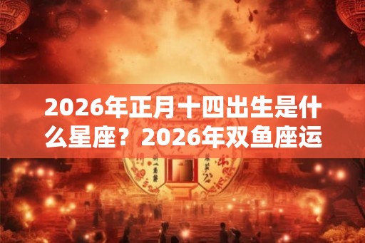 2026年正月十四出生是什么星座？2026年双鱼座运势如何？