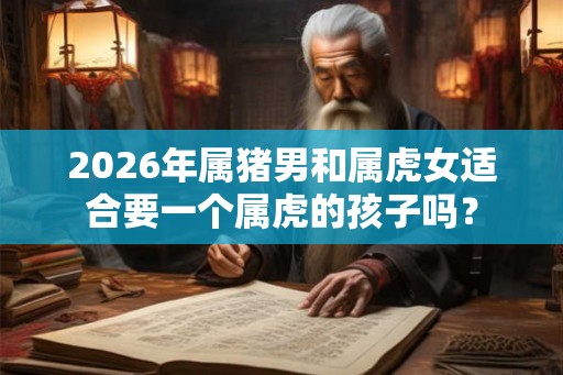 2026年属猪男和属虎女适合要一个属虎的孩子吗？