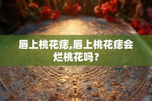 唇上桃花痣,唇上桃花痣会烂桃花吗？
