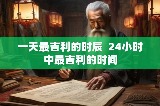 一天最吉利的时辰  24小时中最吉利的时间