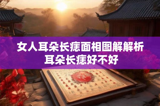 女人耳朵长痣面相图解解析 耳朵长痣好不好 女人耳朵长痣面相图解解析 耳朵长痣好不好