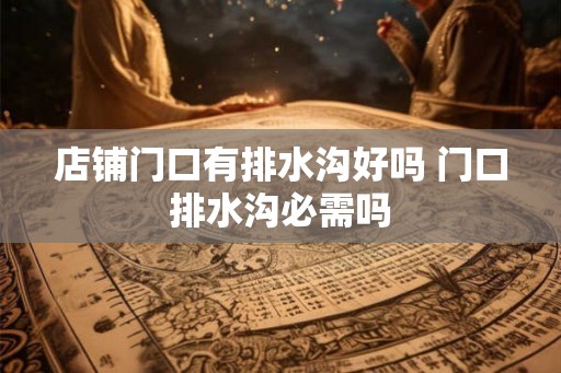 店铺门口有排水沟好吗 门口排水沟必需吗