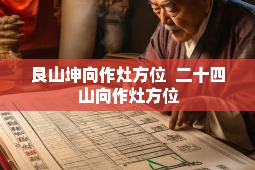 艮山坤向作灶方位  二十四山向作灶方位