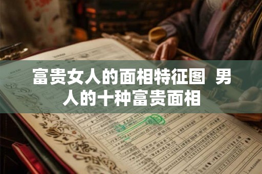 富贵女人的面相特征图  男人的十种富贵面相