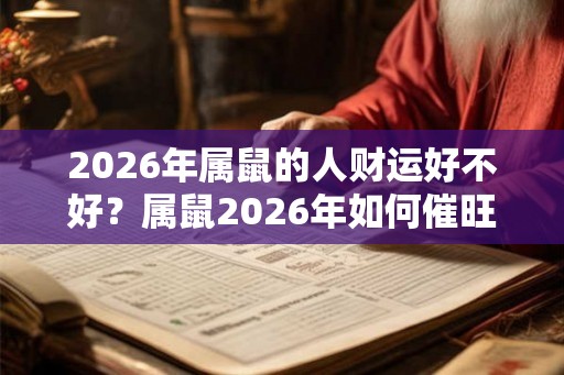 2026年属鼠的人财运好不好？属鼠2026年如何催旺财运？