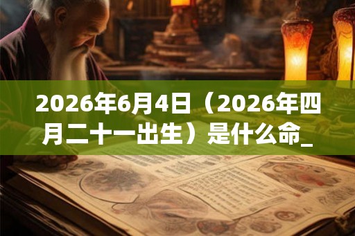 2026年6月4日(2026年四月二十一出生)是什么命_命运如何 2026年6月4日(2026年四月二十一出生)是什么命_命运如何