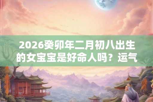 2026癸卯年二月初八出生的女宝宝是好命人吗？运气好吗