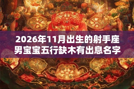 2026年11月出生的射手座男宝宝五行缺木有出息名字精选 2026年11月出生的射手座男宝宝五行缺木有出息名字精选
