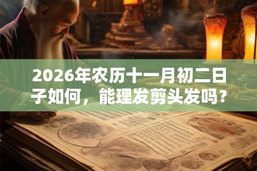 2026年农历十一月初二日子如何，能理发剪头发吗？