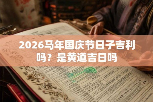 2026马年国庆节日子吉利吗？是黄道吉日吗