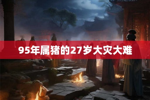 95年属猪的27岁大灾大难