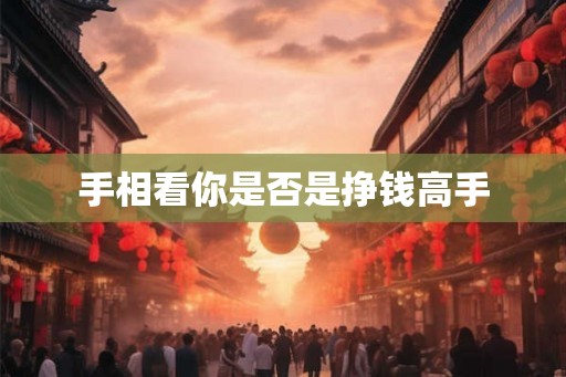 手相看你是否是挣钱高手
