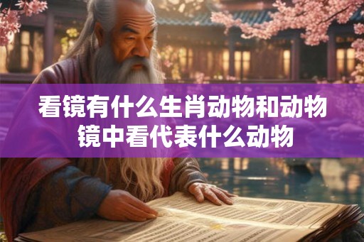 看镜有什么生肖动物和动物 镜中看代表什么动物
