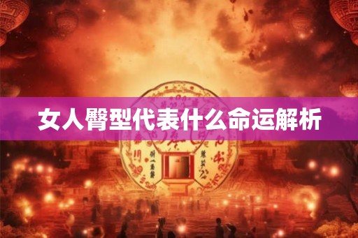 女人臀型代表什么命运解析
