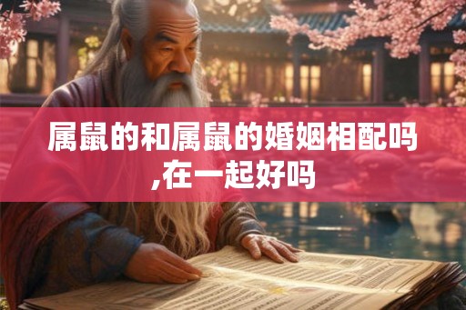 属鼠的和属鼠的婚姻相配吗,在一起好吗