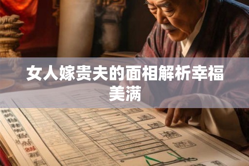 女人嫁贵夫的面相解析幸福美满
