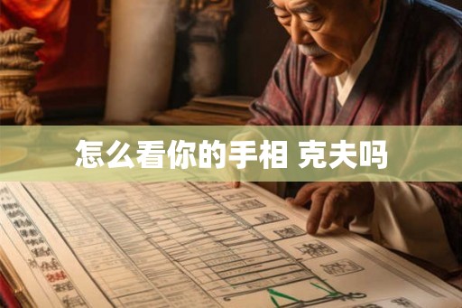 怎么看你的手相 克夫吗