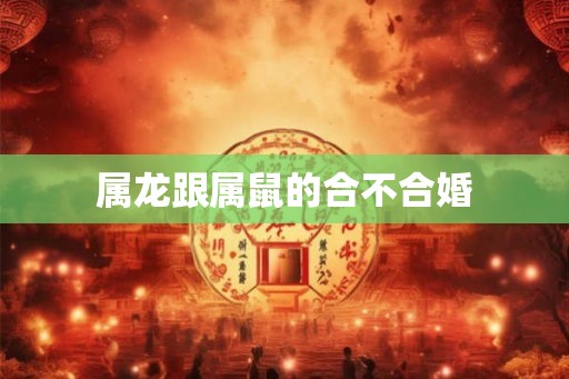 属龙跟属鼠的合不合婚