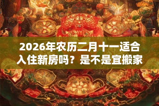 2026年农历二月十一适合入住新房吗？是不是宜搬家的好日子？