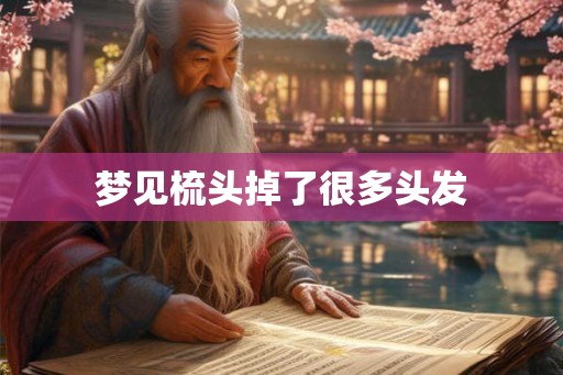 梦见梳头掉了很多头发