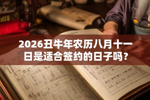 2026丑牛年农历八月十一日是适合签约的日子吗？