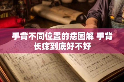 手背不同位置的痣图解 手背长痣到底好不好
