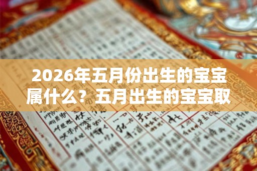 2026年五月份出生的宝宝属什么？五月出生的宝宝取名
