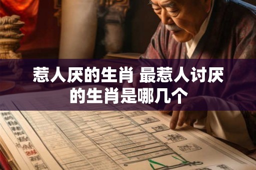 惹人厌的生肖 最惹人讨厌的生肖是哪几个
